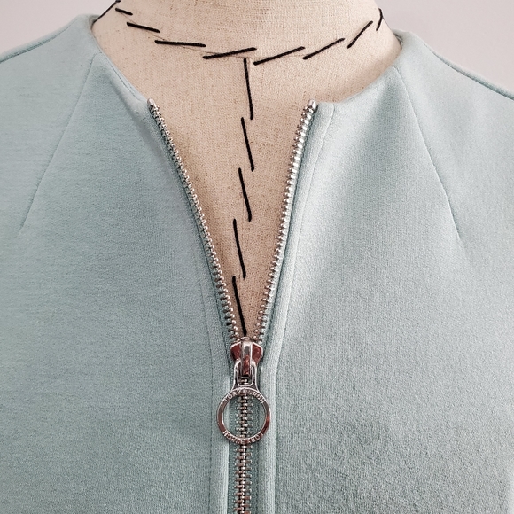 Tory Burch Pastel Blue Scuba Sheath Dress - Picture 8 of 14